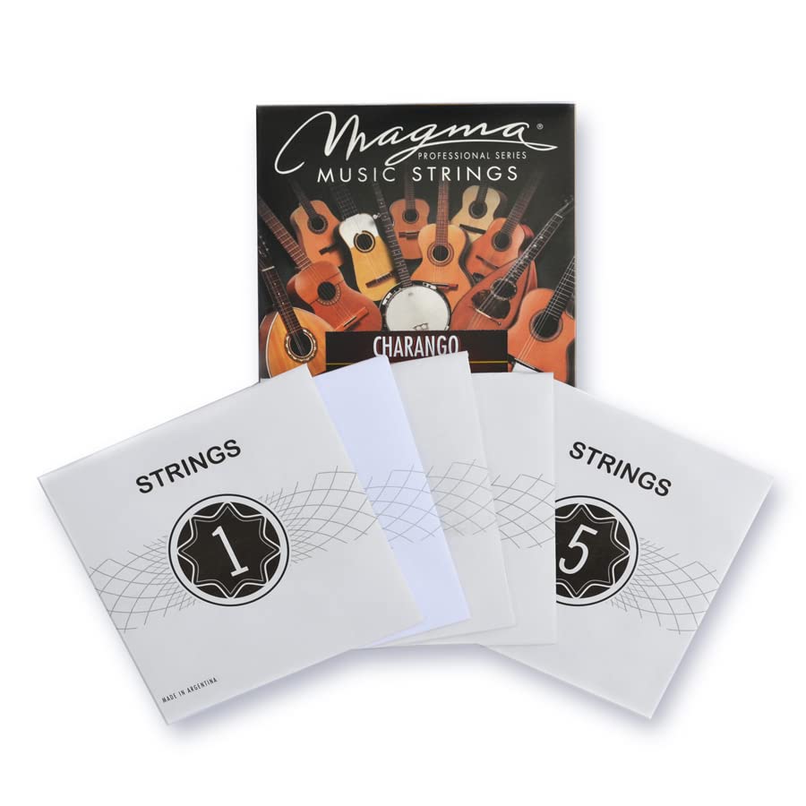 Premium Magma CHARANGO CARBON Fluorocarbon Strings Set (CH100C) - Professional Quality for Charango Players, Perfect for Live Performances & Studio Recording