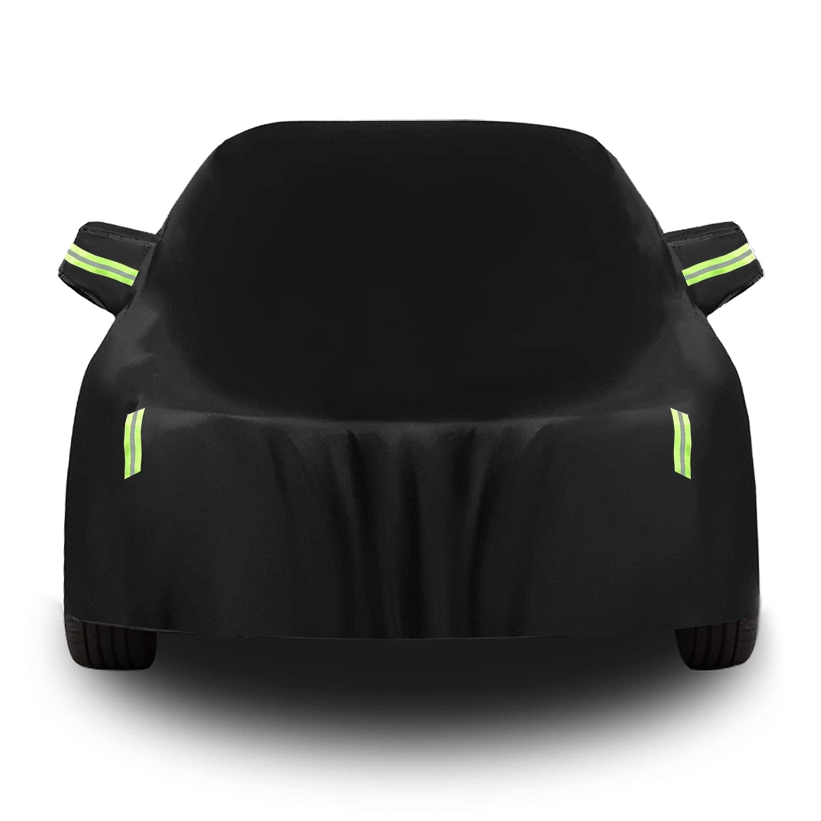 Waterproof Windproof Car Cover for Suzuki Swift - All Weather Rain & Sun Protection - Single Layer Black Car Cover - Perfect for Outdoor Parking & Long-Term Vehicle Storage