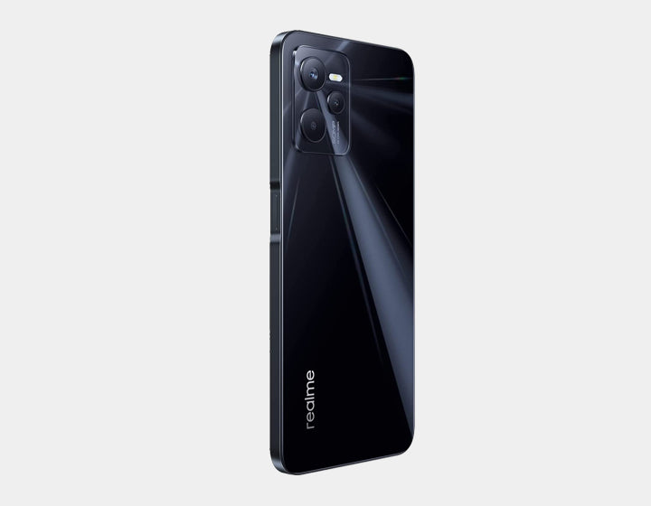 Realme C35 4G Smartphone - 128GB ROM 4GB RAM Dual SIM GSM Unlocked (Glowing Black) - Perfect for Travel, Work & Entertainment