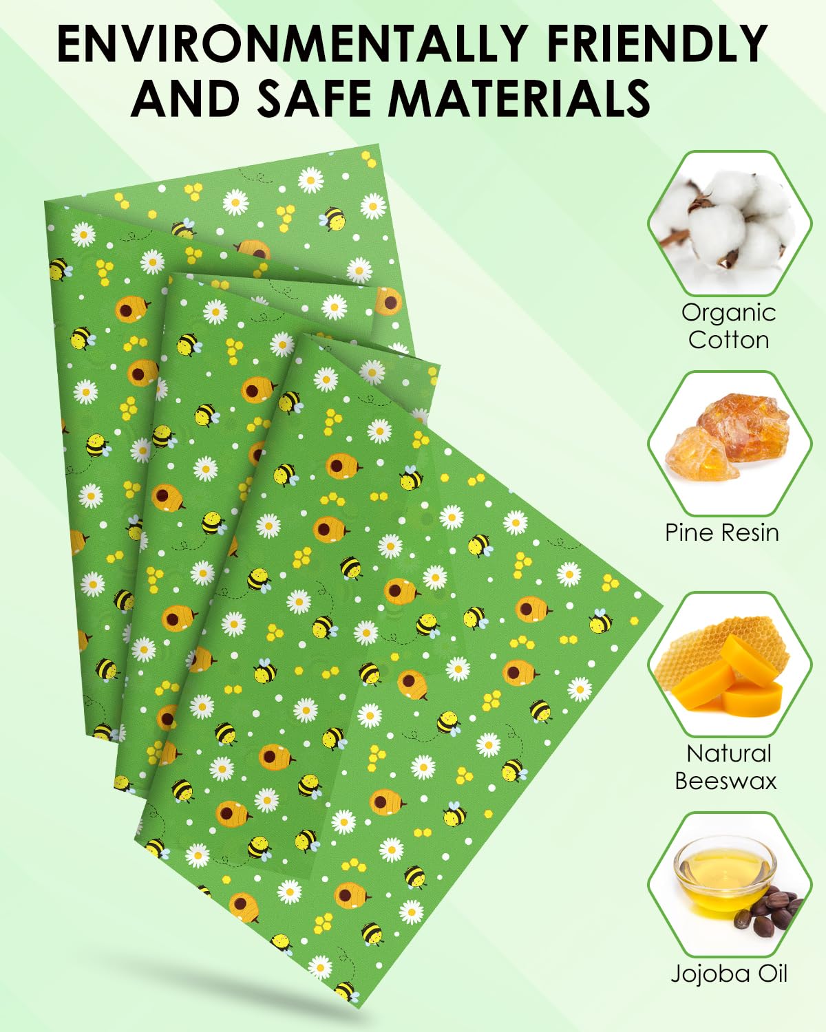Organic Beeswax Food Wraps 1 Meter Roll (13