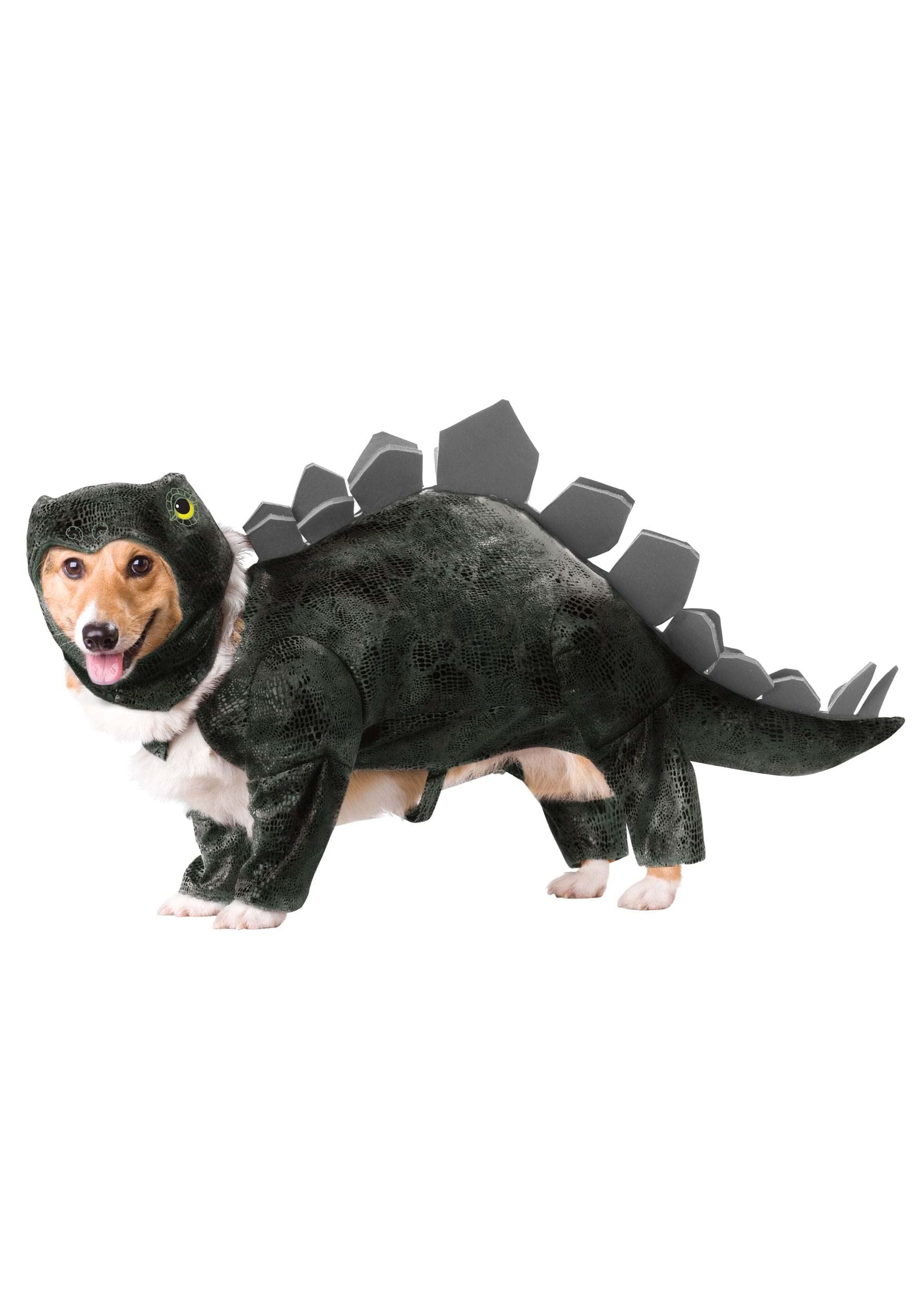Stegosaurus Dinosaur Dog Costume for Halloween & Pet Parties - Cute & Comfortable Dino Outfit for Small Medium Large Dogs