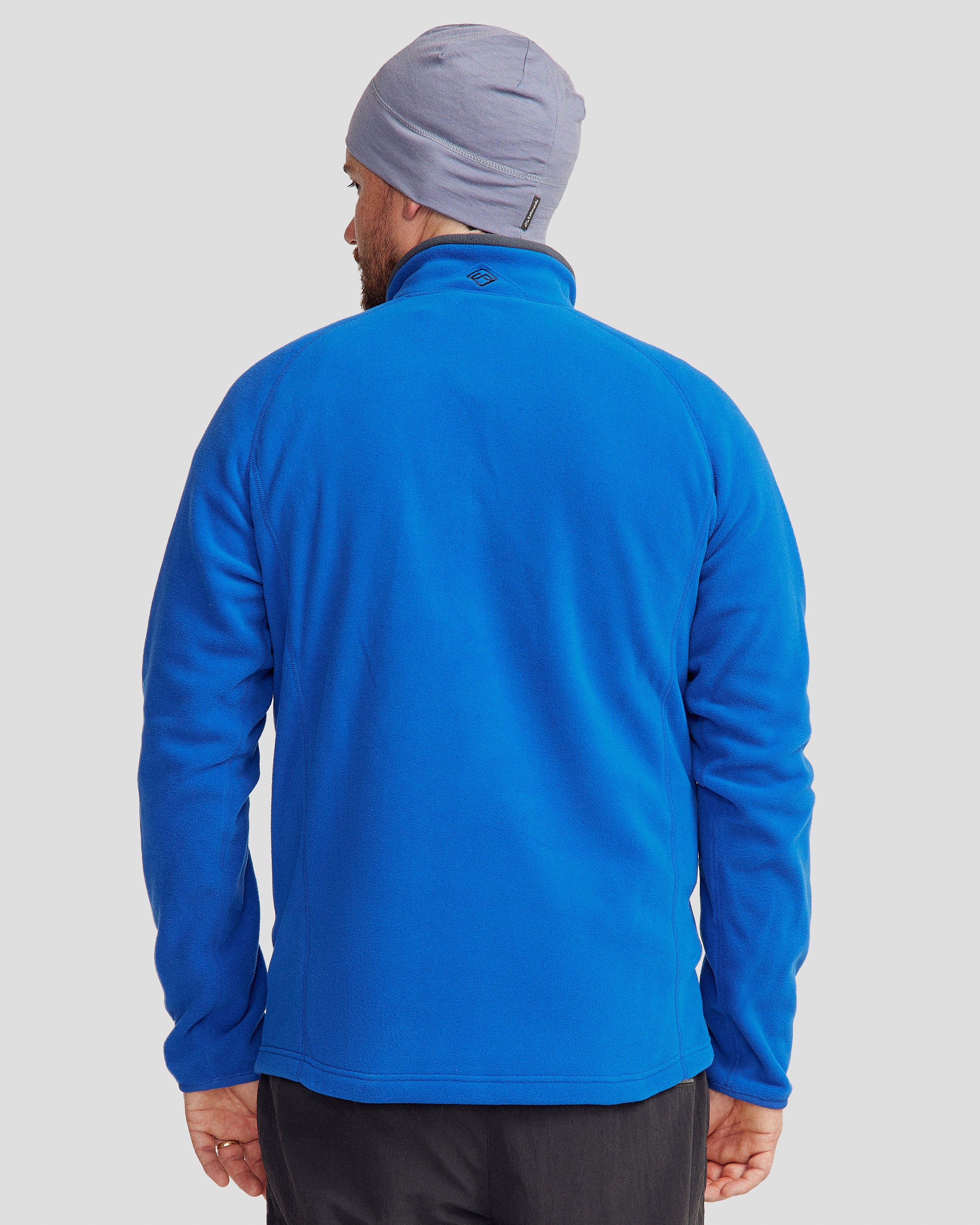 Men's Ridge 100 Primaloft Pullover Jacket - Lightweight Insulated Winter Coat, Water-Resistant Outdoor Hoodie in Peak Blue - Perfect for Hiking, Camping & Cold Weather Activities
