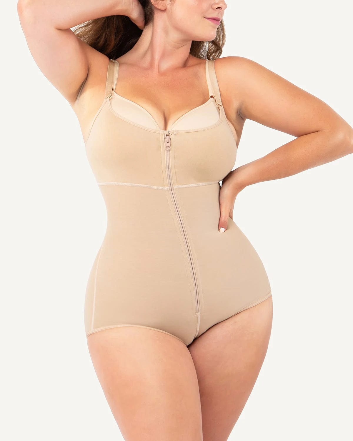 AirSlim® Tummy Control Full Body Shaper for Women - High Waist Slimming Shapewear for Postpartum, Workout & Everyday Wear - Seamless Compression Girdle for Tummy Tuck & Body Contouring