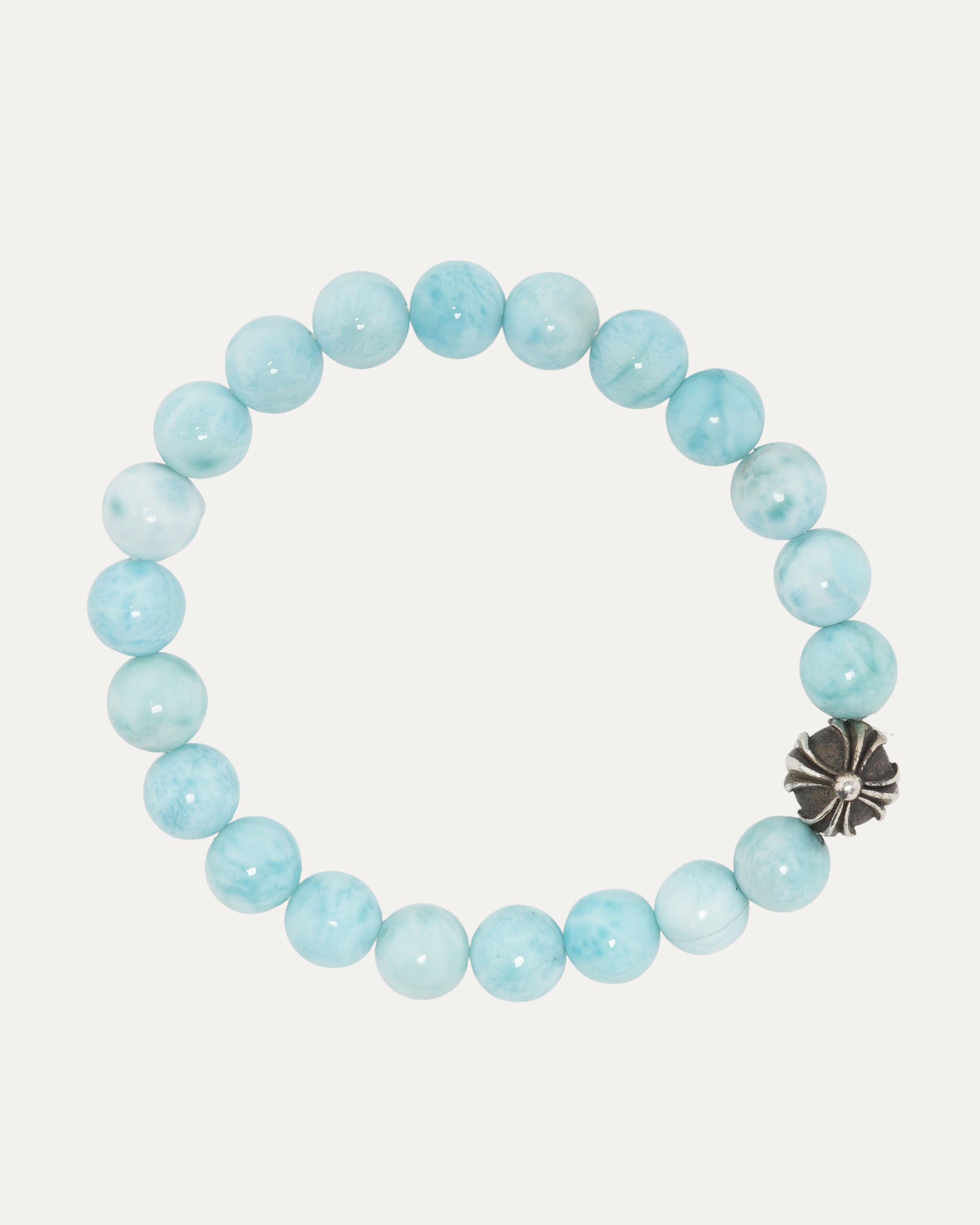 6mm Beaded Bracelet for Women - Stretch Elastic Crystal Ball Beads Jewelry - Perfect for Yoga, Meditation & Boho Fashion Accessories