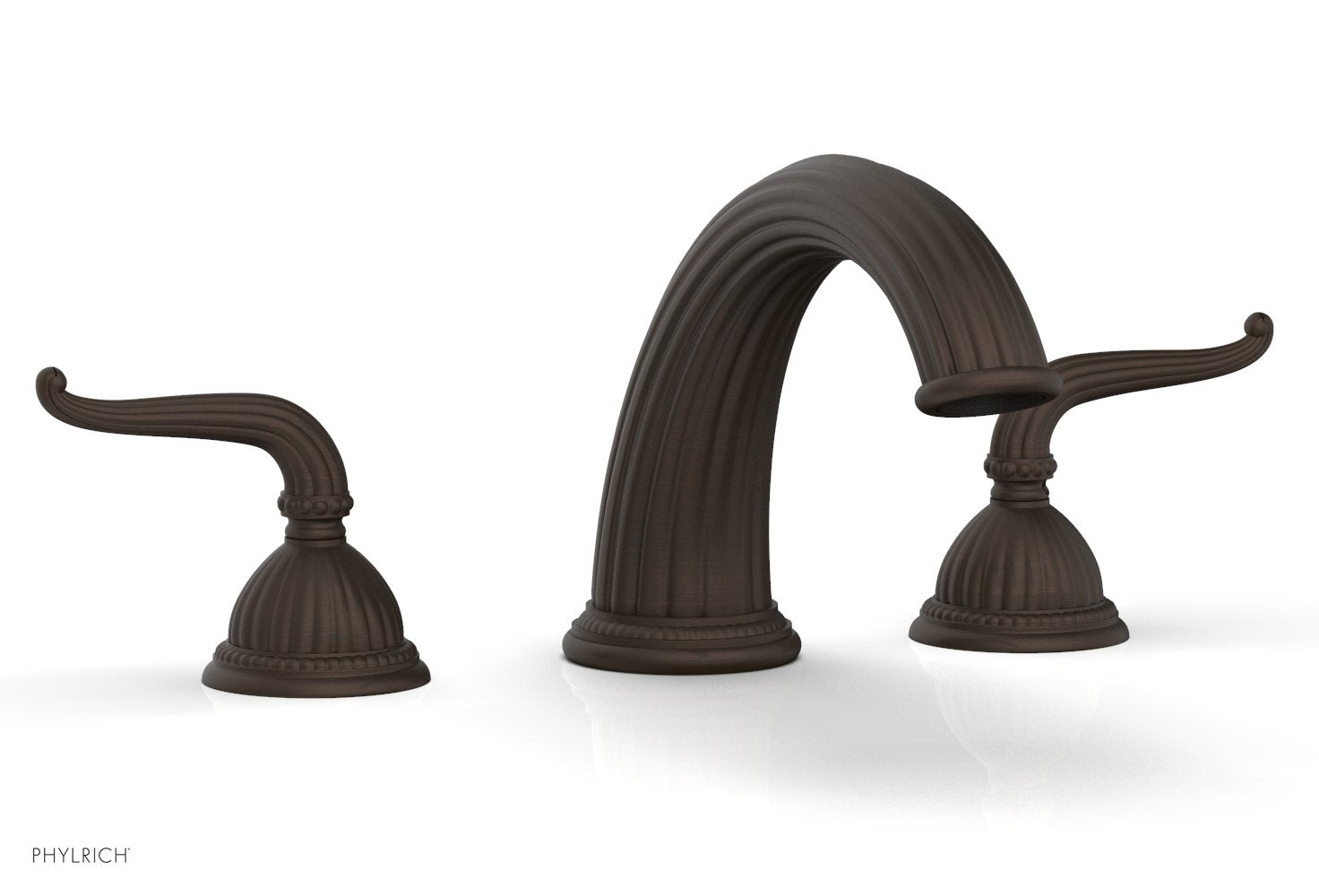 GEORGIAN & BARCELONA Deck Tub Set with Lever Handles K1141P - Modern Bathroom Faucet for Outdoor Deck, Patio or Garden