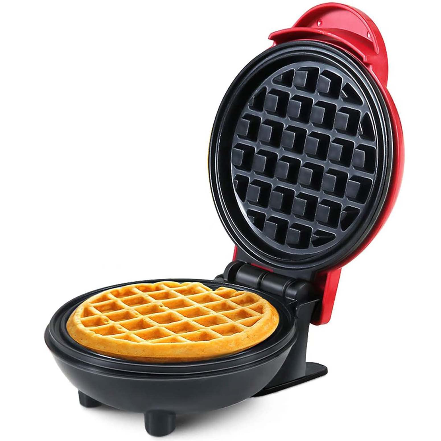 Candora Home Mini Waffle Maker Machine - Compact Electric Waffle Iron for Individual Waffles, Paninis, Hash Browns | Perfect for Breakfast, Brunch & Small Kitchen Spaces