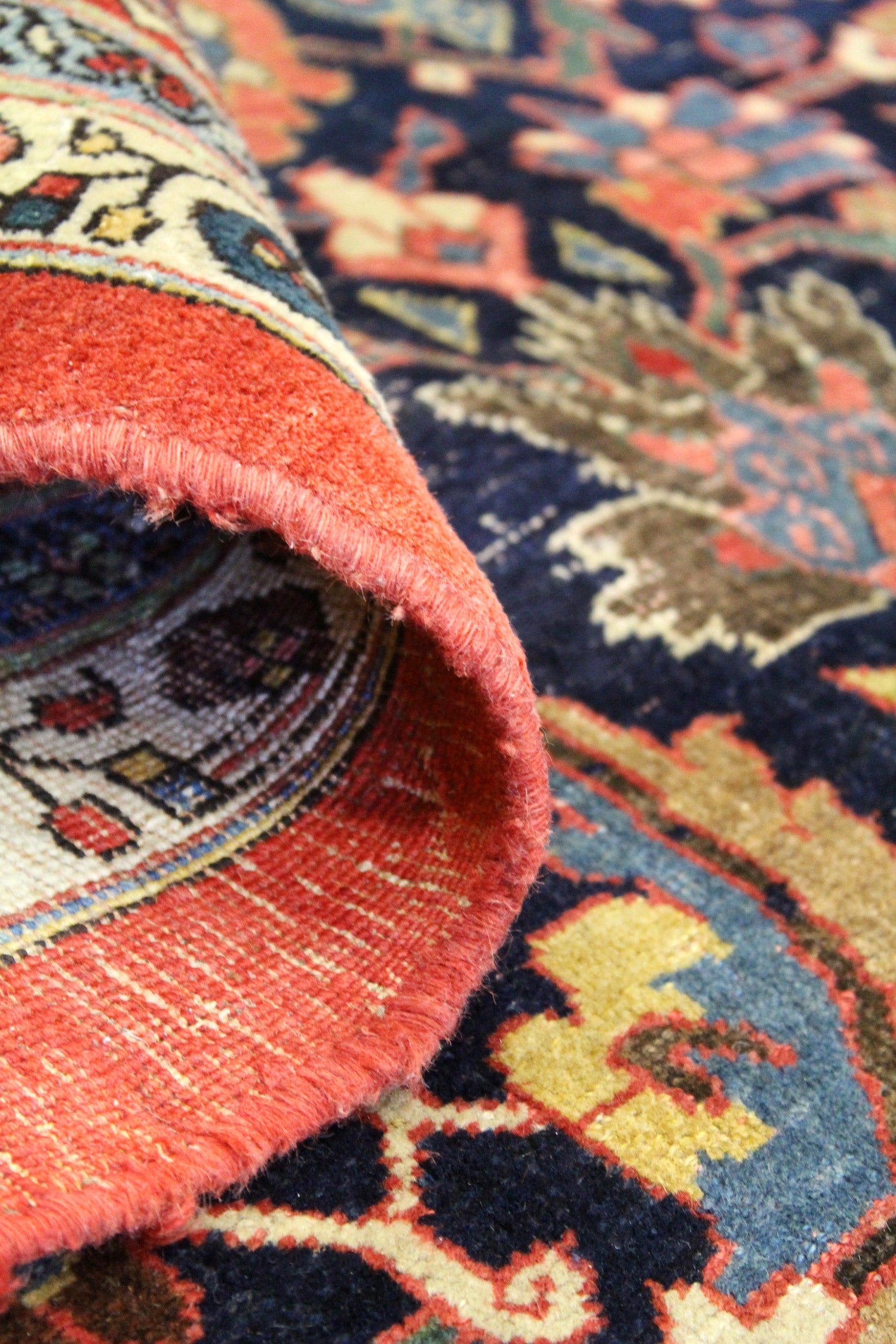 Antique Bijar Handwoven Tribal Rug JF8505 - Authentic Persian Wool Carpet for Living Room, Bedroom & Home Decor