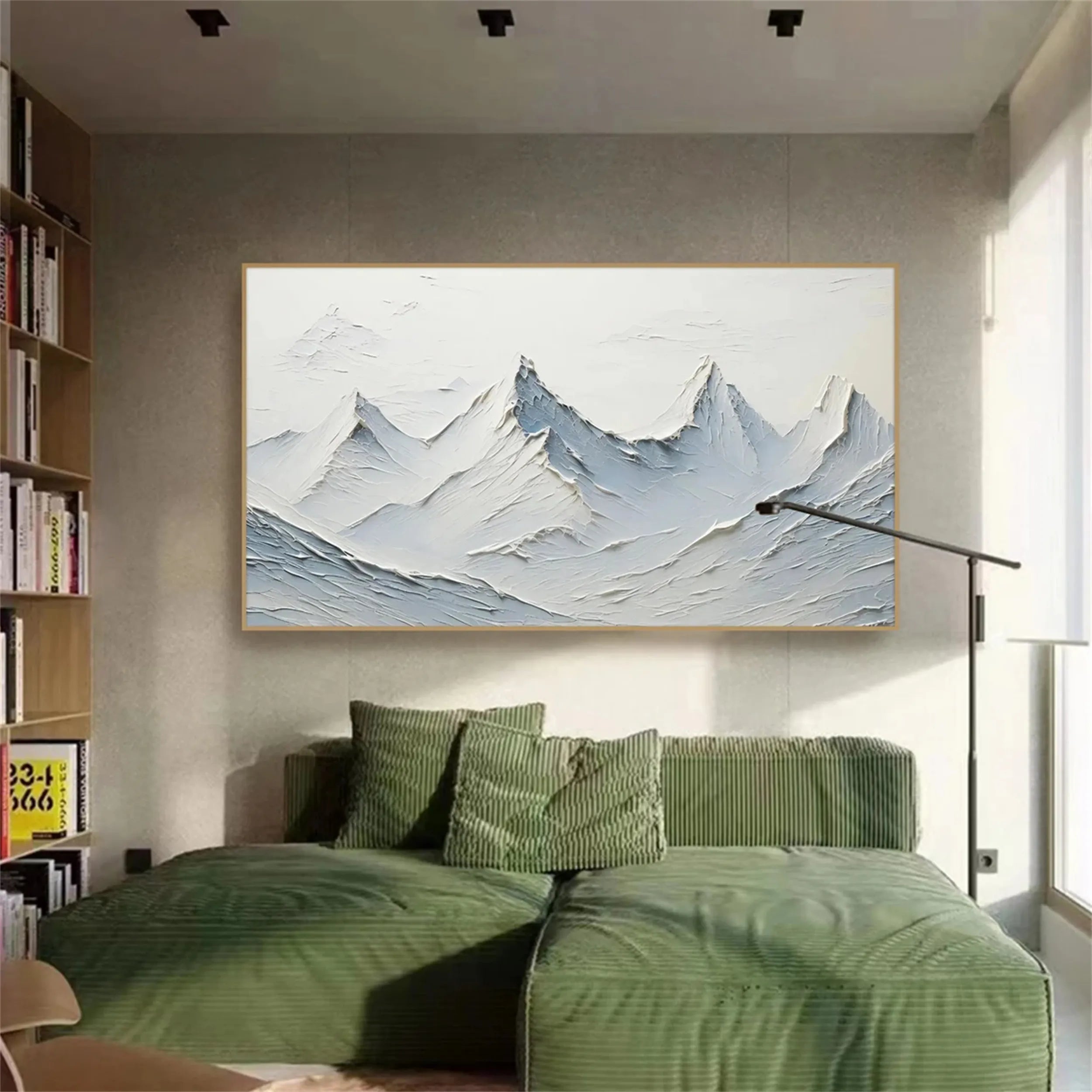 Minimalist Textured Plaster Art Painting - Modern Abstract Wall Decor for Living Room, Bedroom & Office | #MM245