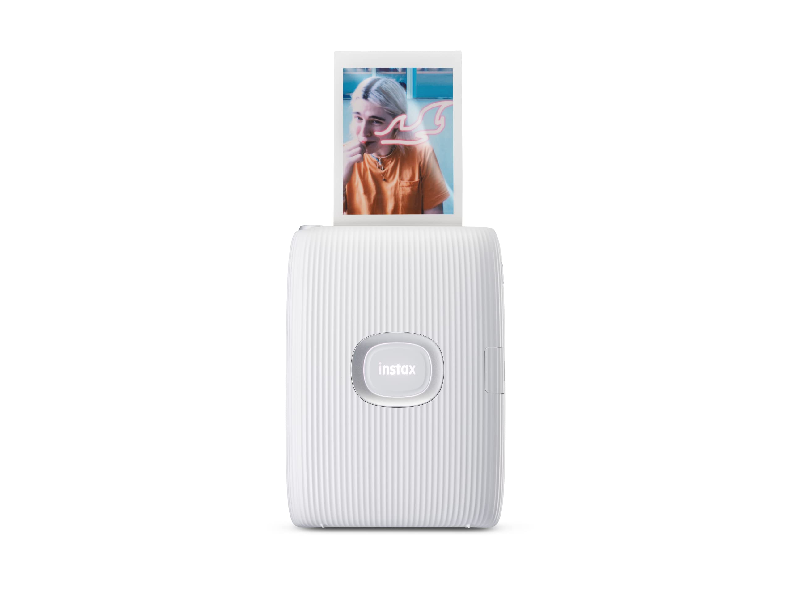 Fujifilm Instax Mini Link 2 Smartphone Photo Printer - Wireless Bluetooth Instant Camera for iPhone & Android - Print Polaroid Pictures from Phone - Perfect for Travel, Parties & Scrapbooking (Clay White)
