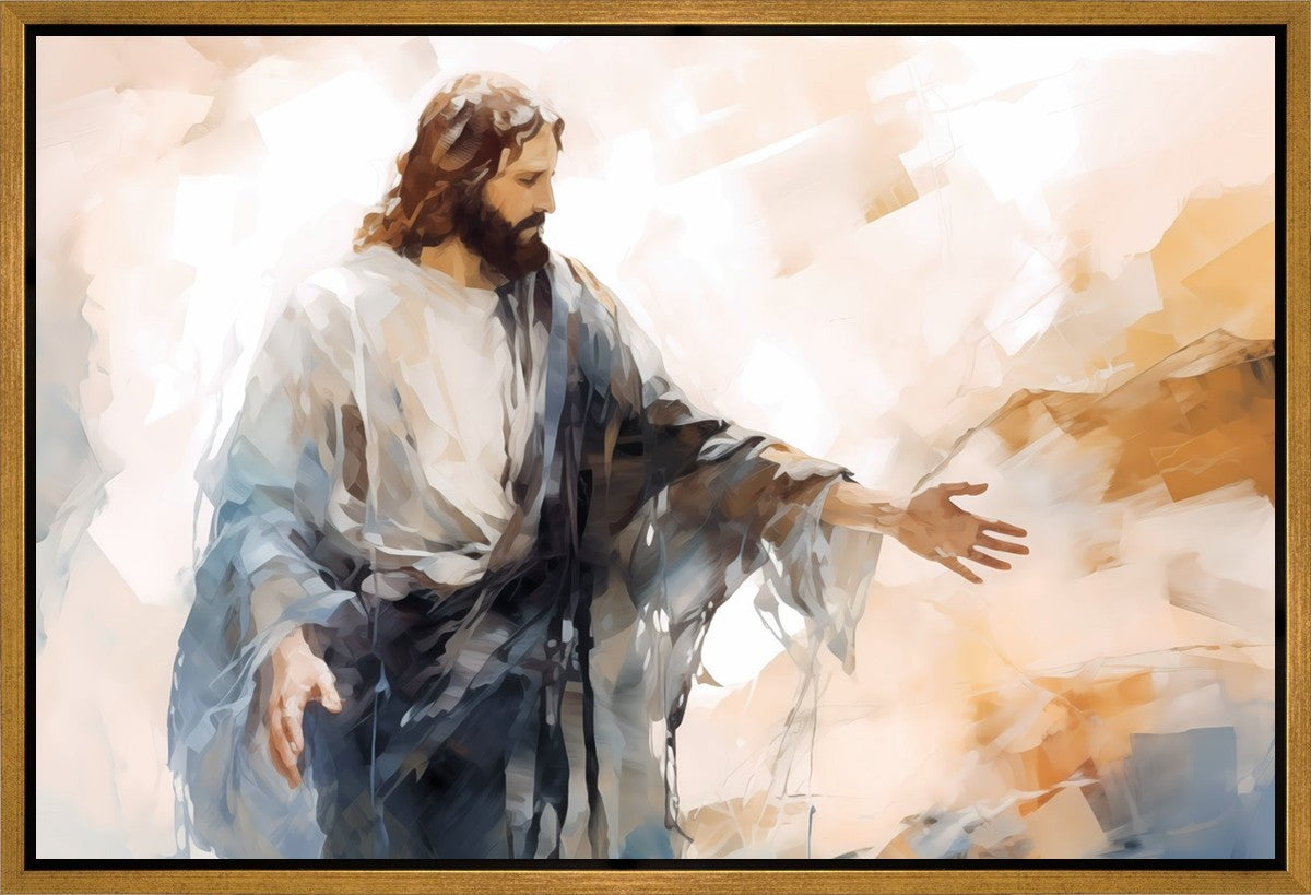 Come Unto Me Gallery Wrap Canvas - Inspirational Christian Wall Art for Home, Church & Office Decor - Perfect for Living Room, Bedroom & Prayer Spaces