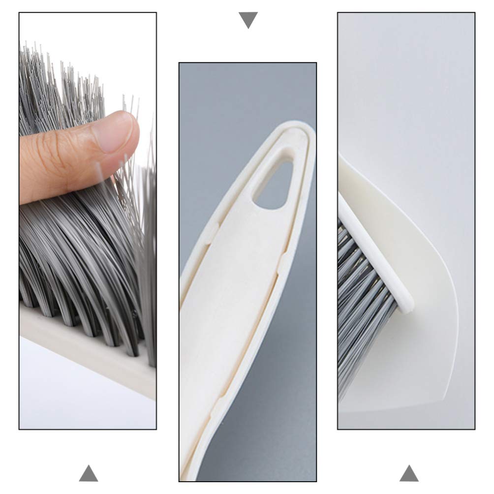 **Mini Dustpan and Broom Set - Small Desktop Sweeper for Keyboard, Pet Hair, and Dust - Compact Cleaning Supplies for Home, Office, and Workspace**