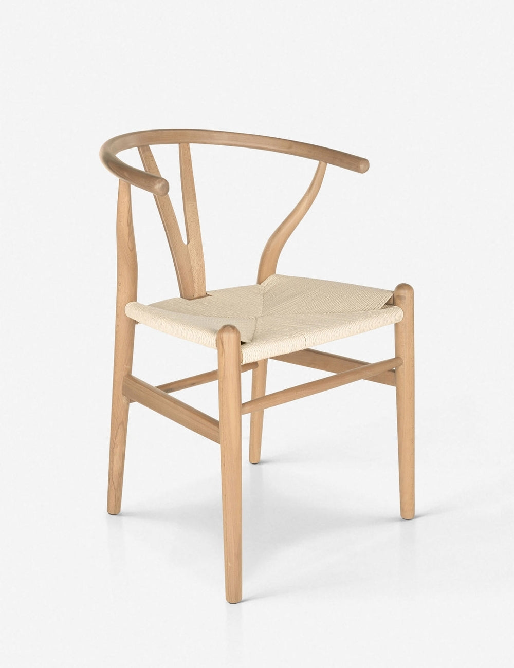 Modern Cylia Dining Chairs Set of 2 - Mid Century Wooden Kitchen Chairs with Upholstered Seat - Perfect for Dining Room, Kitchen, Breakfast Nook & Home Office