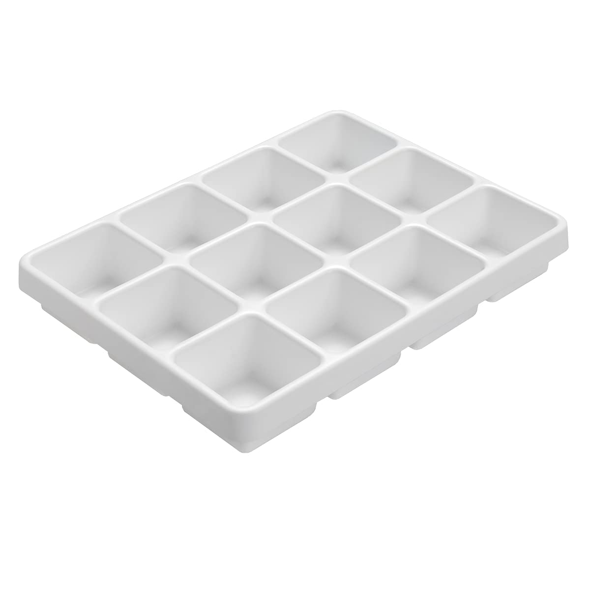 TrippNT 12 Compartment Plastic Drawer Organizer - Premium Storage Solution for Office, Kitchen, Bathroom & Craft Supplies - Perfect for Desk, Cabinet and Closet Organization