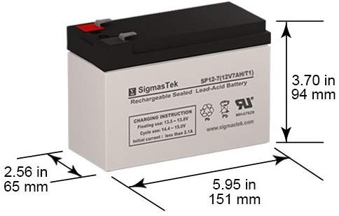 RBAT6 Alarm Battery Replacement for Alarm Locks - Long Lasting Power Supply for Home & Business Security Systems