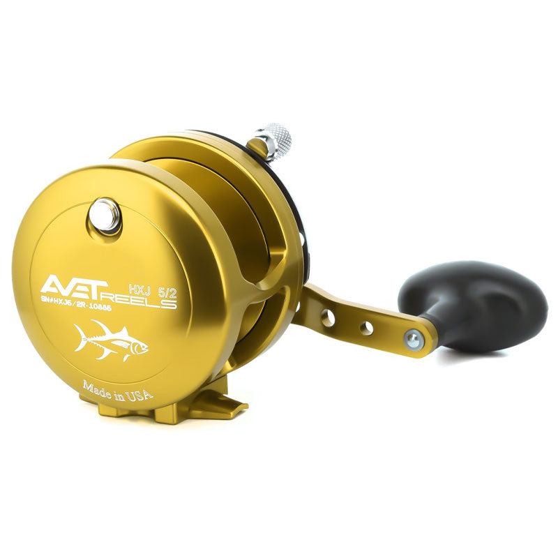 Avet HXJ 5/2 Two Speed Fishing Reel - Saltwater & Offshore Game Fishing Reel for Tuna, Marlin & Big Game Fish - Perfect for Deep Sea Fishing & Sport Fishing Adventures