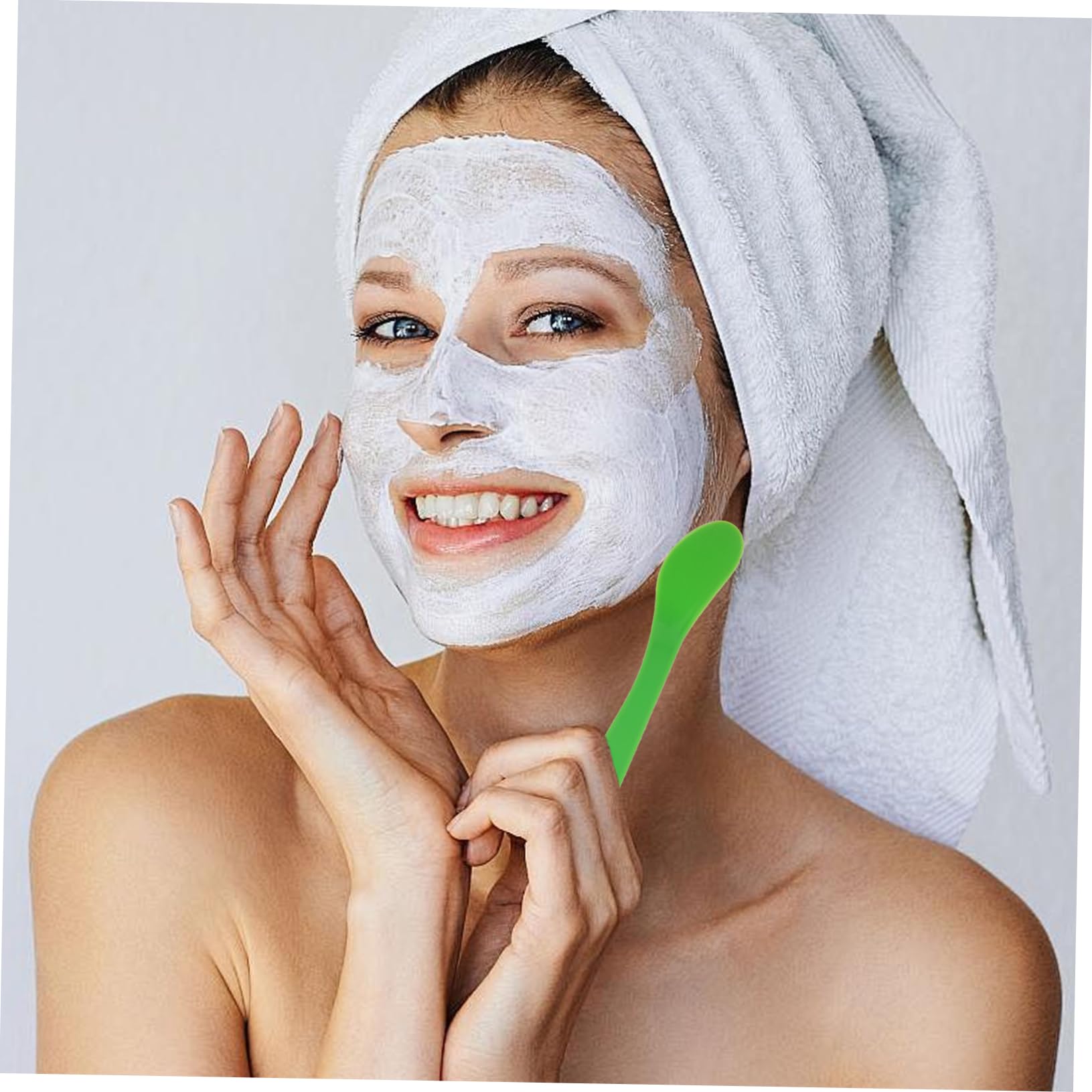10 Pcs Reusable Makeup Spatulas - Cosmetic Mixing Tool for Foundation, Cream & Mask Application - Facial Skin Care Blender Kit with Scoop - Perfect for DIY Beauty, Spa & Professional Makeup Artists