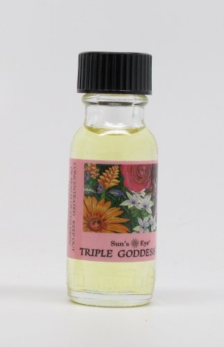 Triple Goddess Oil - Sun's Eye Specialty Aromatherapy Essential Oil - 1/2 oz Bottle for Meditation, Yoga & Spiritual Rituals