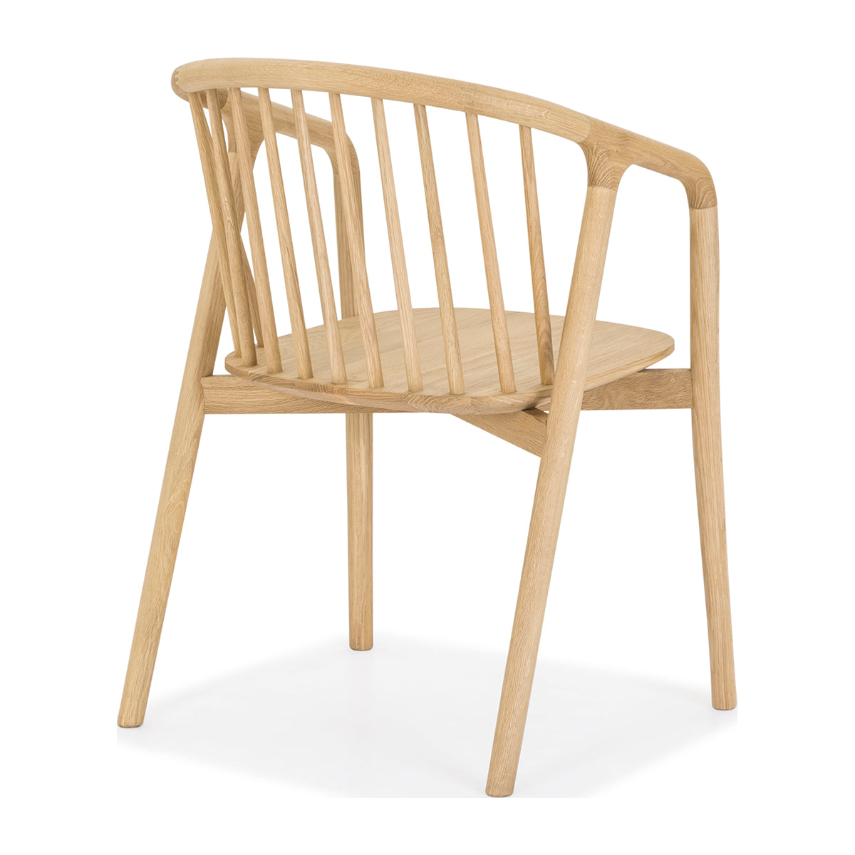Modern Lake Dining Chair - Sturdy Wooden Chair for Kitchen, Dining Room & Outdoor Patio - Comfortable & Elegant Home Furniture for Family Gatherings