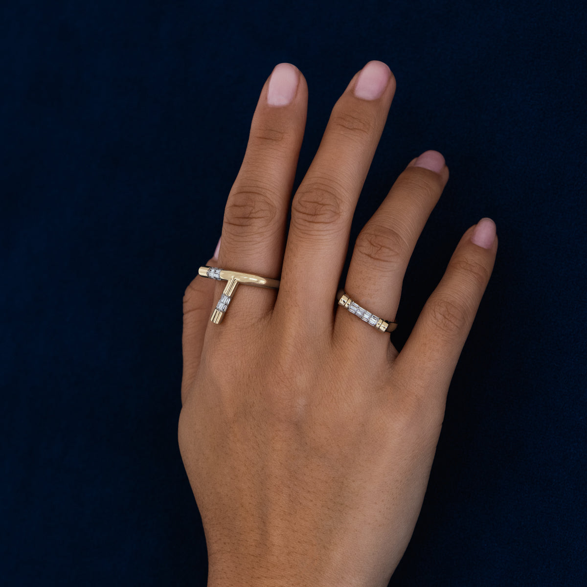 Y Stem Ring - Elegant Floral Jewelry for Women, Sterling Silver Daisy Flower Ring - Perfect for Weddings, Anniversaries & Everyday Wear