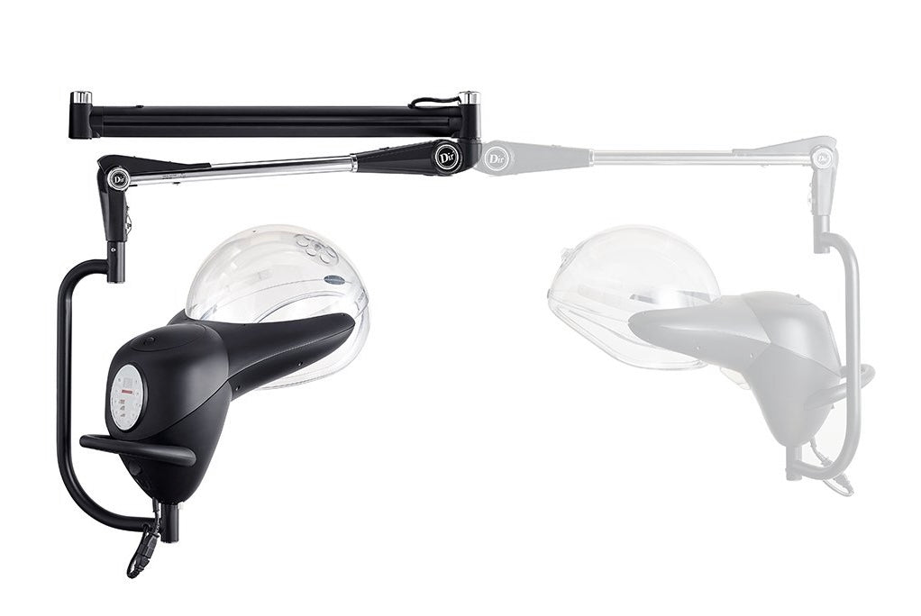 Professional Ion Wall Mounted Hair Steamer for Salon & Home Use - Deep Conditioning Treatment for Dry, Damaged Hair - Perfect for Hydration & Styling