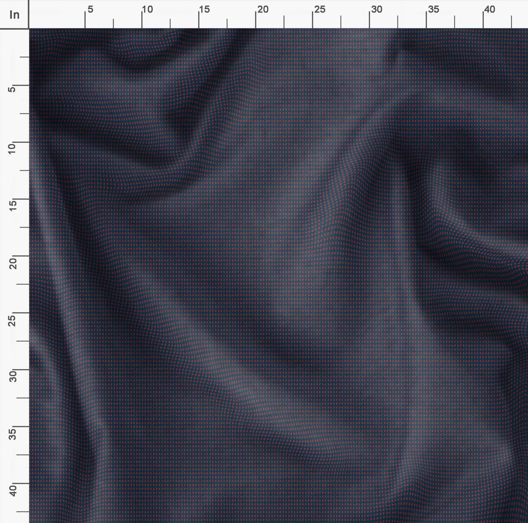 Soimoi Moss Georgette Brown Fabric by The Yard - 42 Inch Wide Geometric Print Fabric for DIY Crafts, Dresses & Home Decor | Triangle Pattern Chic Fabric for Sewing, Quilting & Fashion Design