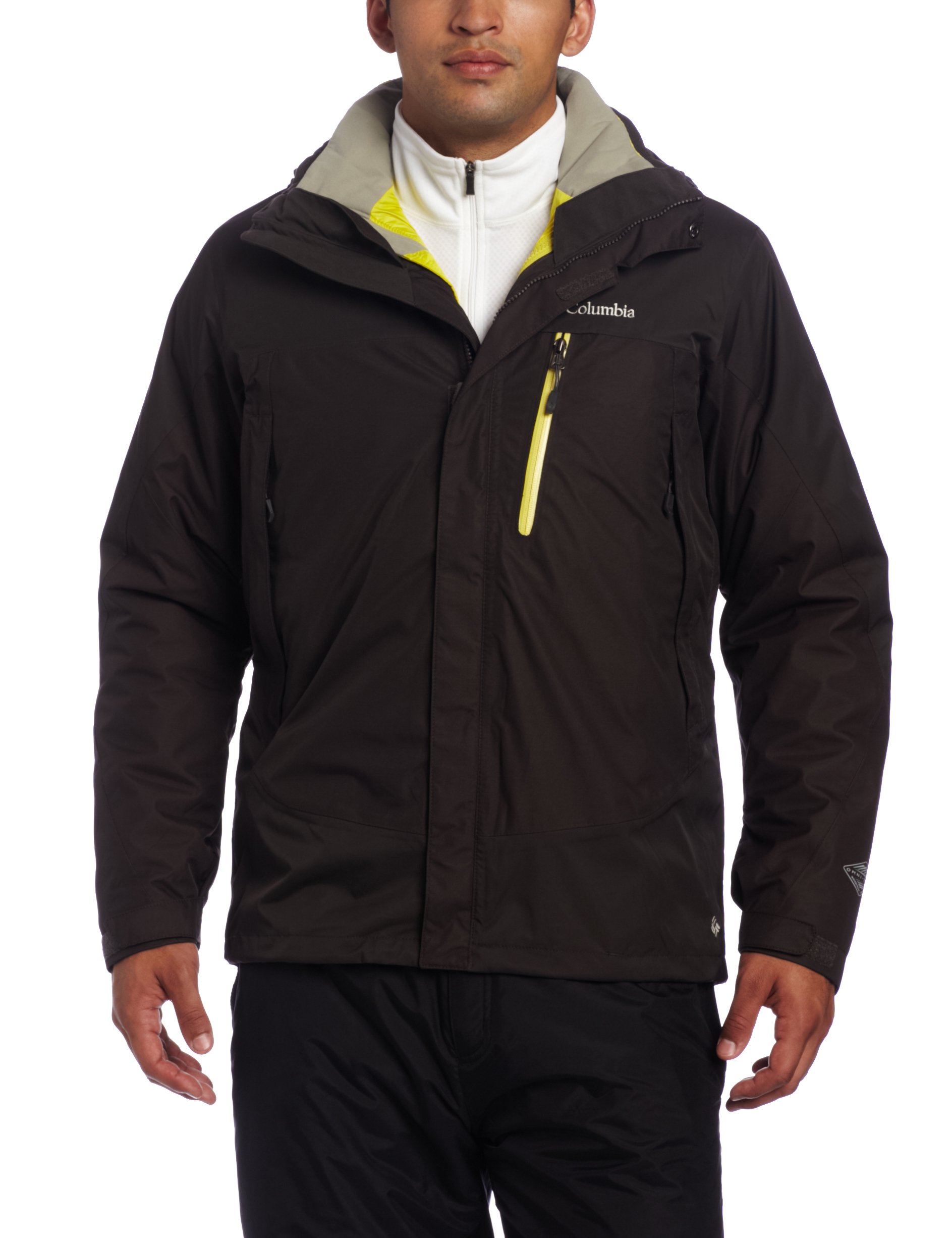 Columbia Men's Lhotse Mountain II Interchangeable 3-in-1 Waterproof Ski Jacket - Winter Hiking, Snowboarding & Outdoor Adventure Gear