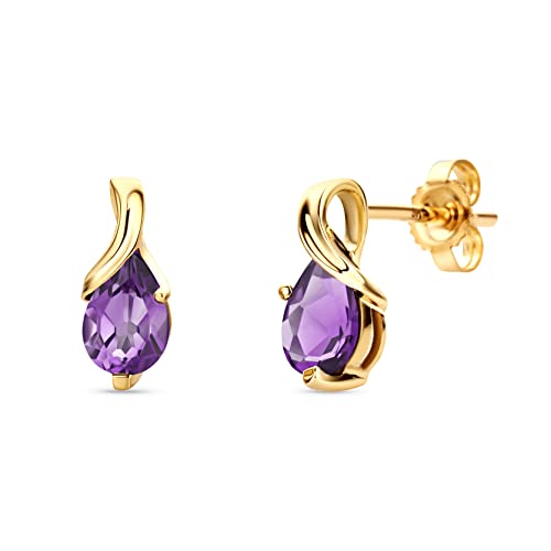 Yellow Gold Amethyst