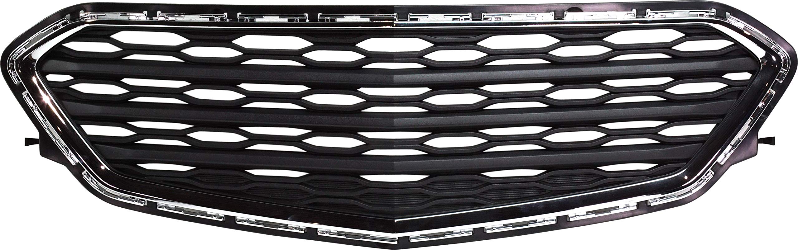 Garage-Pro Textured Black Bumper Grille for 2016-2017 Chevrolet Equinox | Durable Replacement Part for Off-Road & Urban Driving