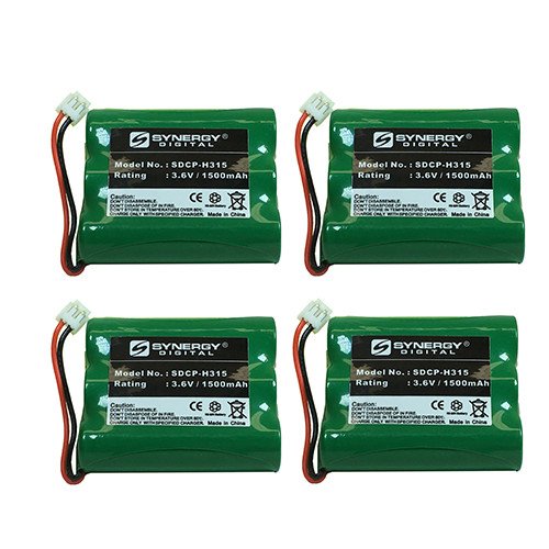 Motorola MD-7001 Cordless Phone Battery Combo Pack - 4 x SDCP-H315 Replacement Batteries for Motorola Cordless Phones | Home & Office Use