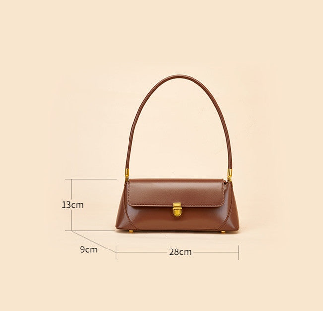Stylish Genuine Leather Small Shoulder Handbag for Women - Perfect for Work, Travel & Everyday Use