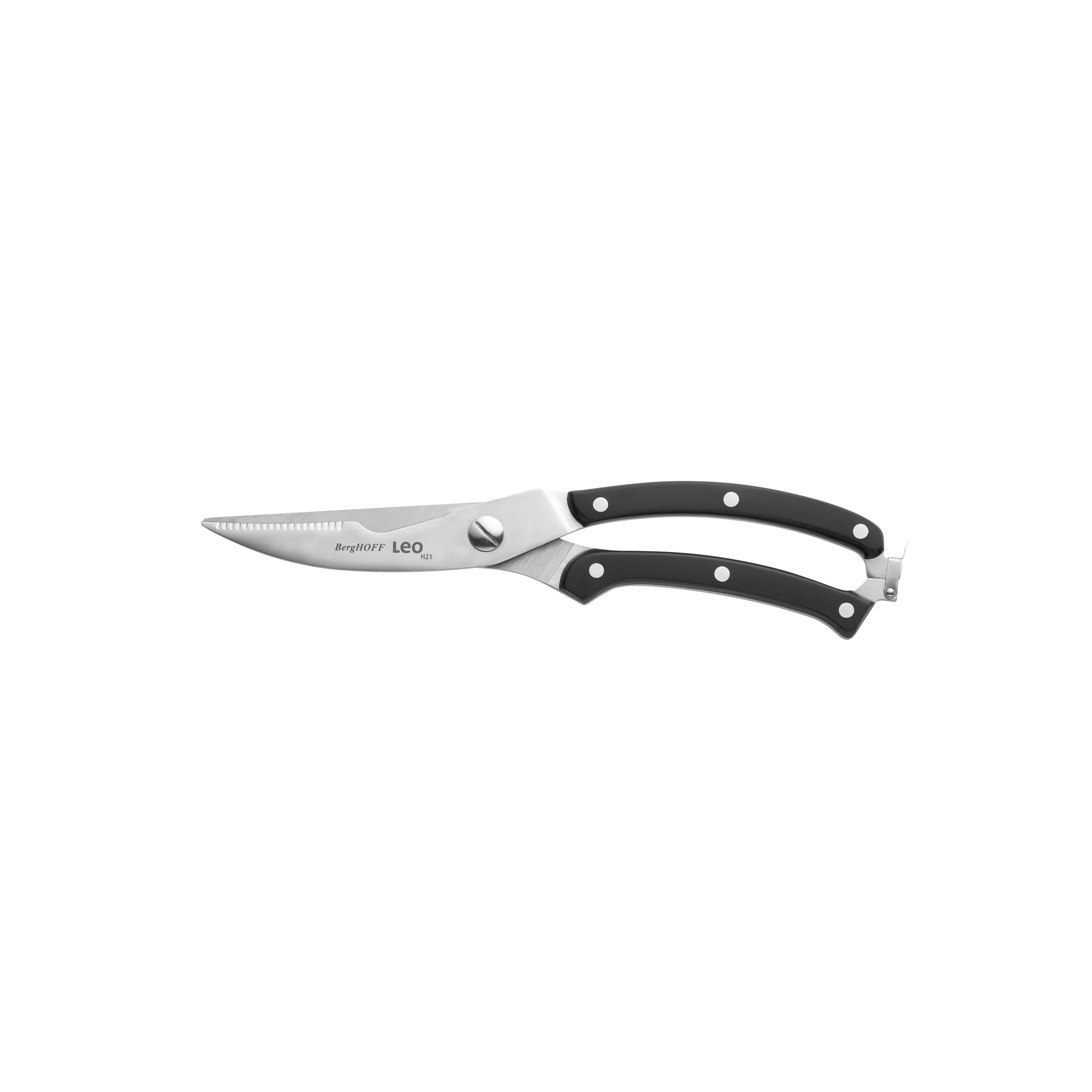 BergHOFF Leo Graphite 13-Piece Stainless Steel Knife Block Set - Premium Kitchen Cutlery for Professional Chefs & Home Cooking