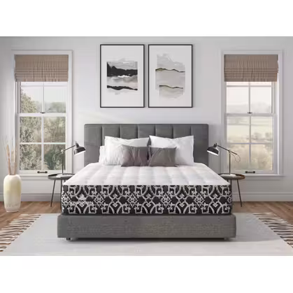 Onyx Plush Euro Top Mattress - Premium Comfort for Back Pain Relief & Pressure Relief - Perfect for Side Sleepers, Couples & Guest Rooms