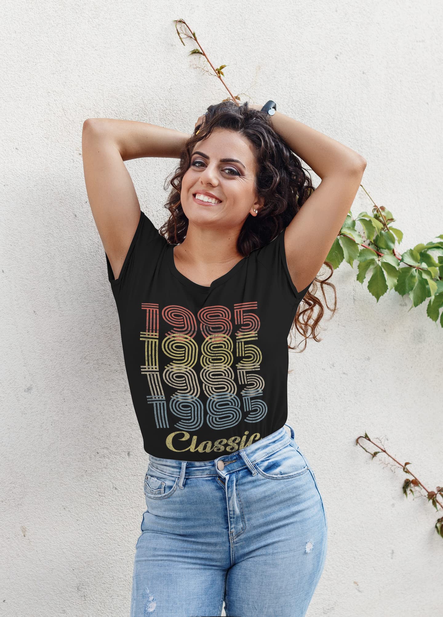 Vintage 1985 Retro 40th Birthday T-Shirt for Women - Classic 40 Year Old Birthday Gift Idea - Perfect for Parties, Celebrations & Milestone Events