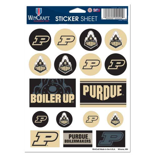 Wincraft NCAA Vinyl Sticker Sheet - Officially Licensed College Team Decals for Laptops, Water Bottles & Car Windows - Perfect for Game Day, School Spirit & Fan Decor