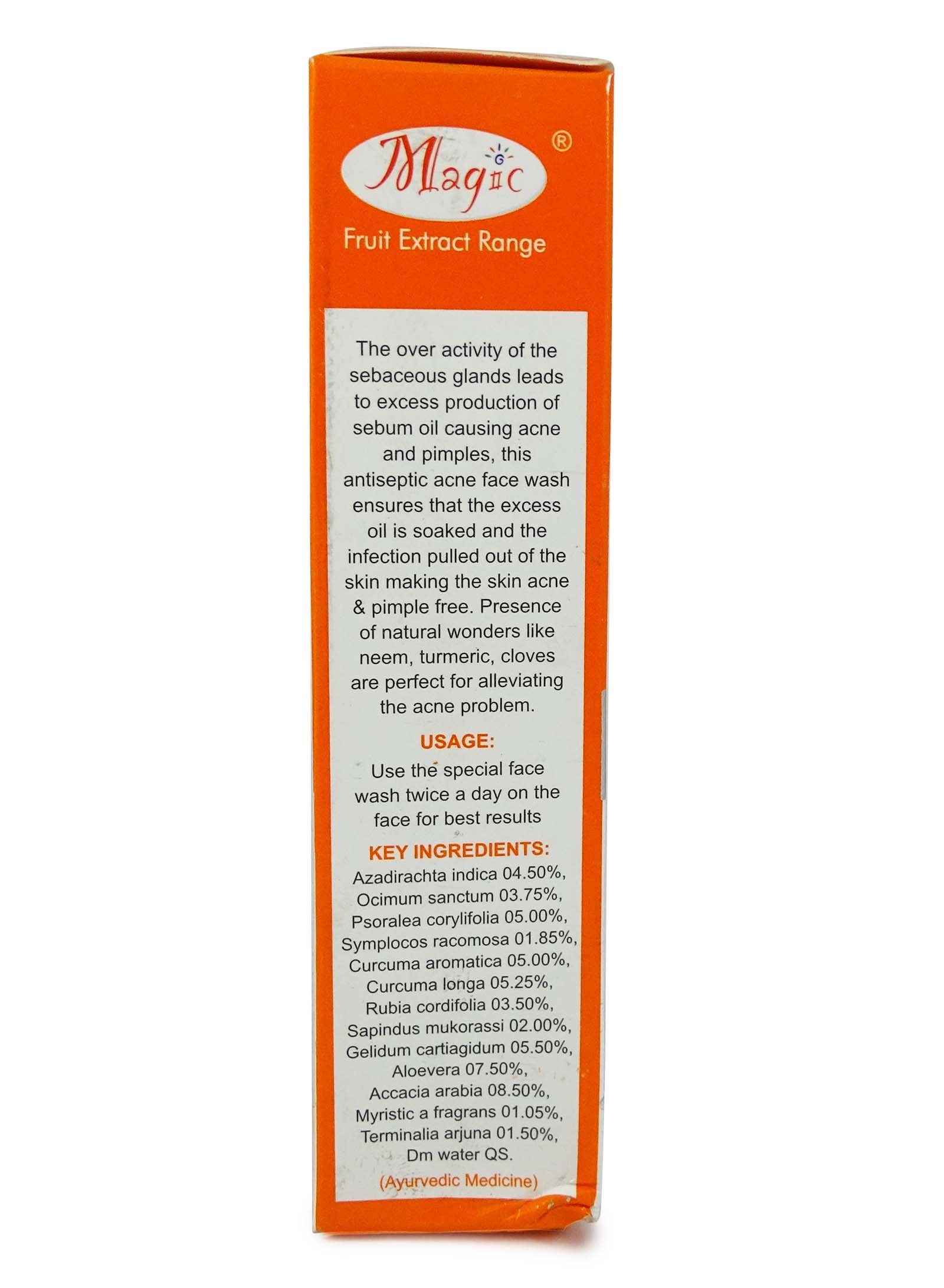 Nature's Essence Acne Magic Face Wash 60ml - Gentle Cleansing for Oily & Acne-Prone Skin - Perfect for Daily Skincare Routine & Travel