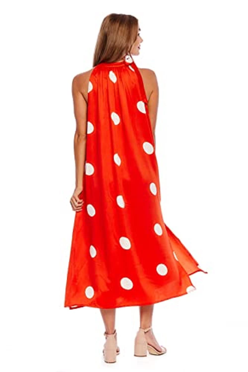 Mud Pie Women's Sleeveless Maxi Dress - Flowy Summer Beach Dress for Vacation, Wedding Guest & Casual Outings
