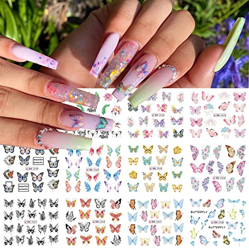 Flower Nail Stickers 004