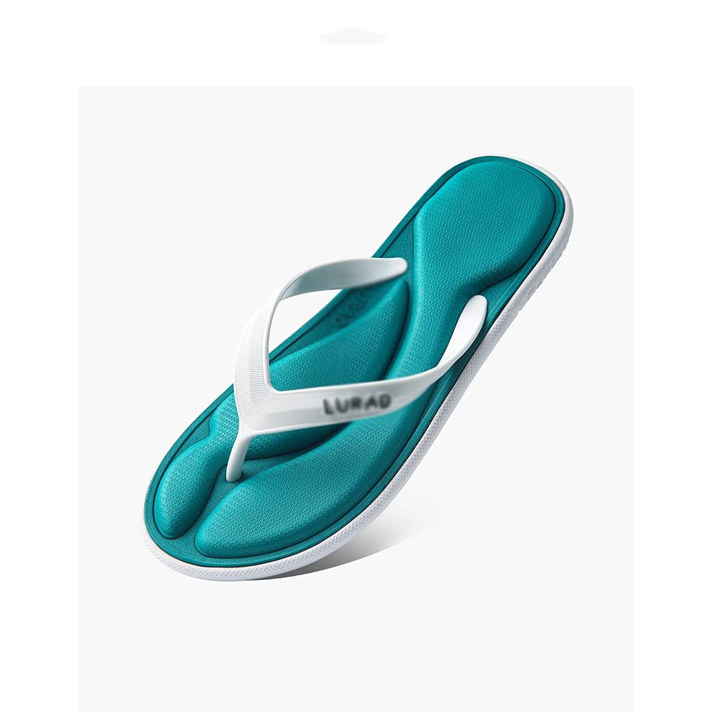 HMKGKJ Men's Non-Slip Comfortable Flip Flops - Breathable Summer Sandals for Beach, Pool & Outdoor Wear - Casual Slippers for Walking & Relaxing (Color: A, Size 41)