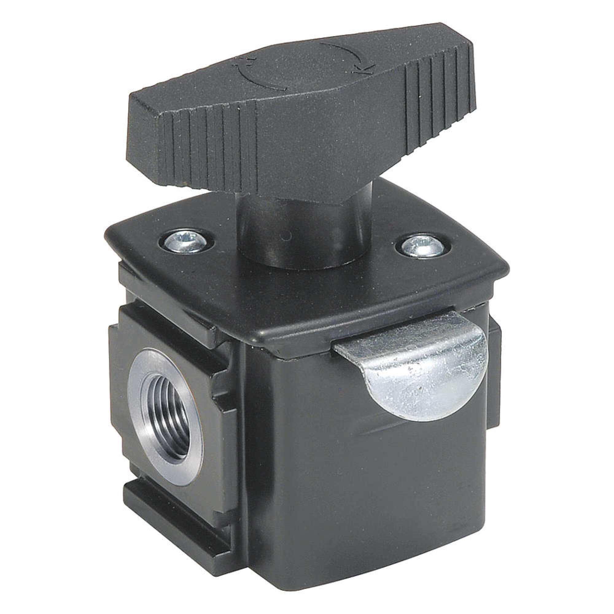 3/8 in. NPT Lock Out Ball Valve - 190 CFM High Flow for Air Compressors, Pneumatic Systems & Industrial Applications