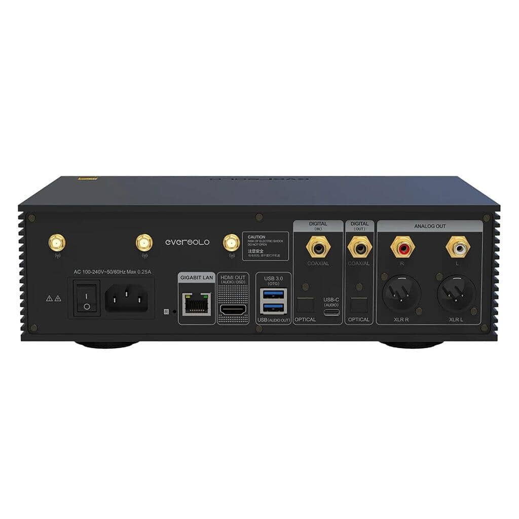 Eversolo DMP A6 HiFi Audio Streamer with Dual ES9038Q2M DAC - Supports DSD512 & High-Resolution Audio - Perfect for Home Theater & Audiophile Music Listening