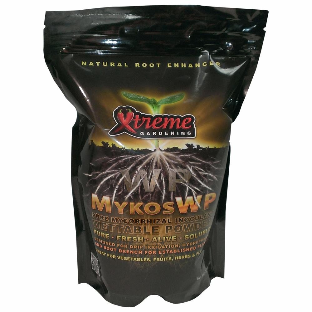 Xtreme Gardening Mykos WP Mycorrhizal Inoculant - 12 oz for Healthier Roots & Stronger Plants | Ideal for Organic Gardening, Hydroponics & Transplanting