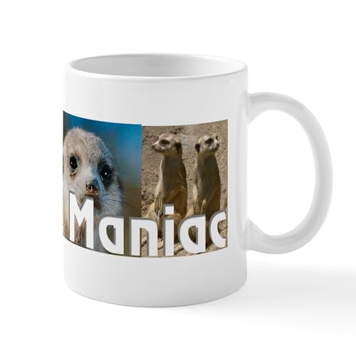 White - Meerkat Mania Collage Mug