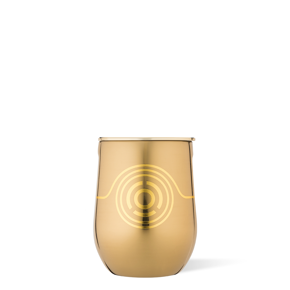 Star Wars™ Stemless Wine Glasses - Set of 4, Durable & Dishwasher Safe - Perfect for Movie Nights, Themed Parties & Gifts for Fans