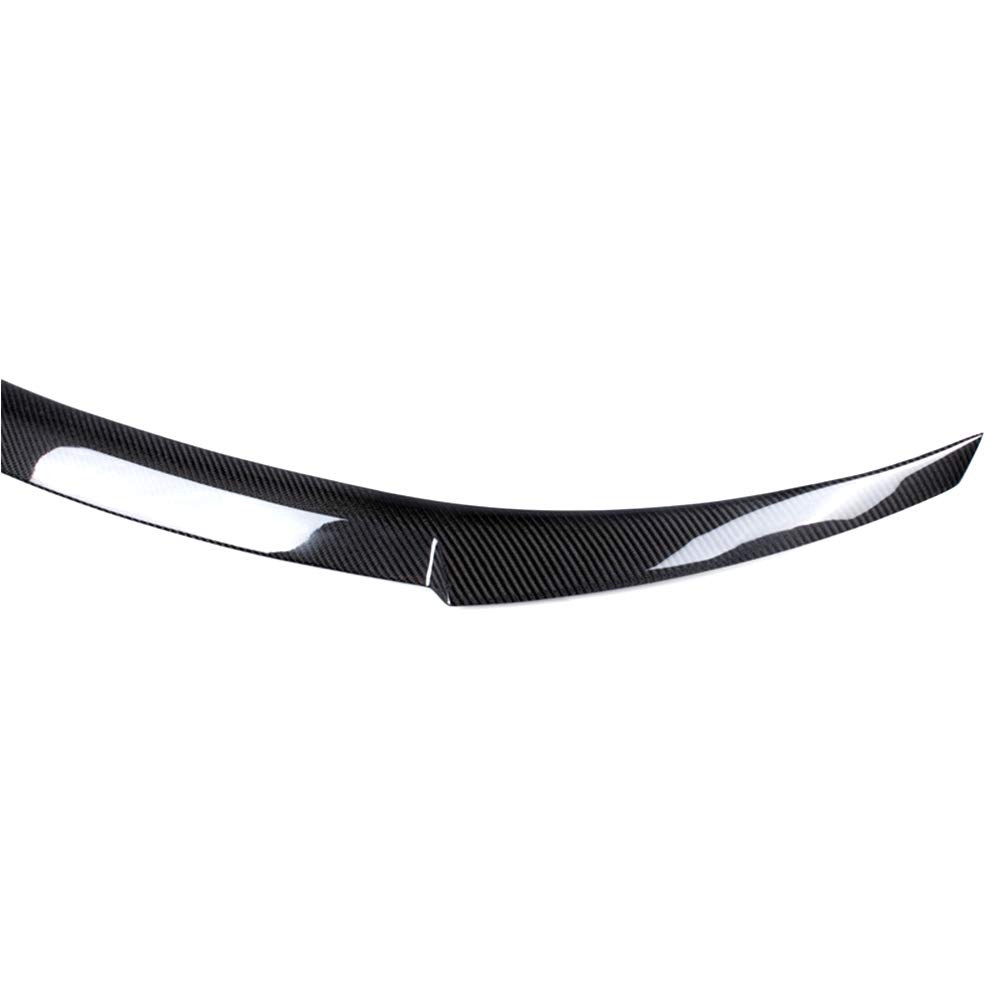 Maserati Quattroporte Sedan 2013-2018 Carbon Fiber Rear Trunk Spoiler Boot Wing - M4 Style for Enhanced Aerodynamics & Sporty Look - Perfect for Car Enthusiasts & Performance Upgrades