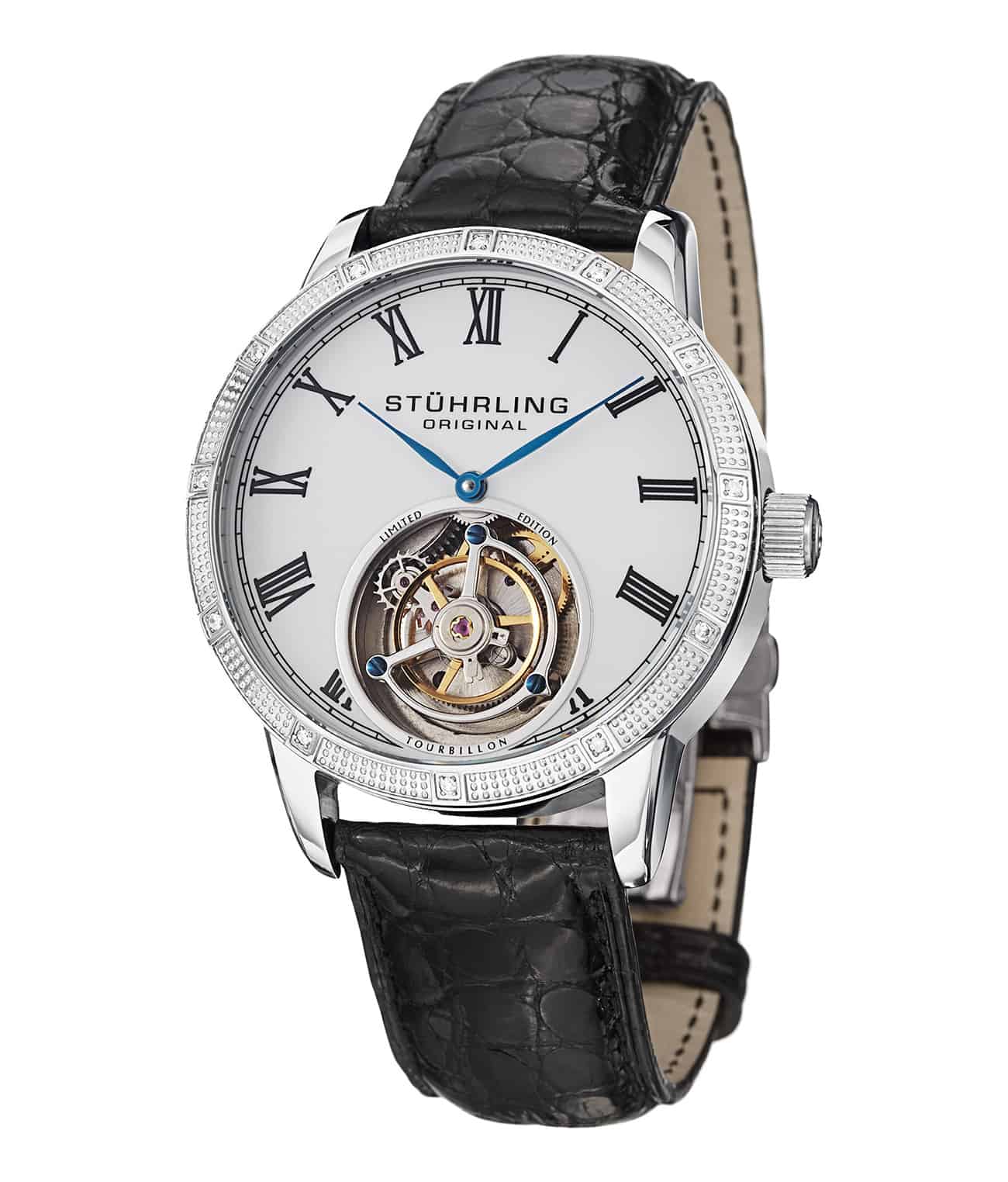 Luxury Diamond Dominus Tourbillon 312S Hand-Wound Watch - 40mm Men's Mechanical Timepiece for Business & Formal Occasions