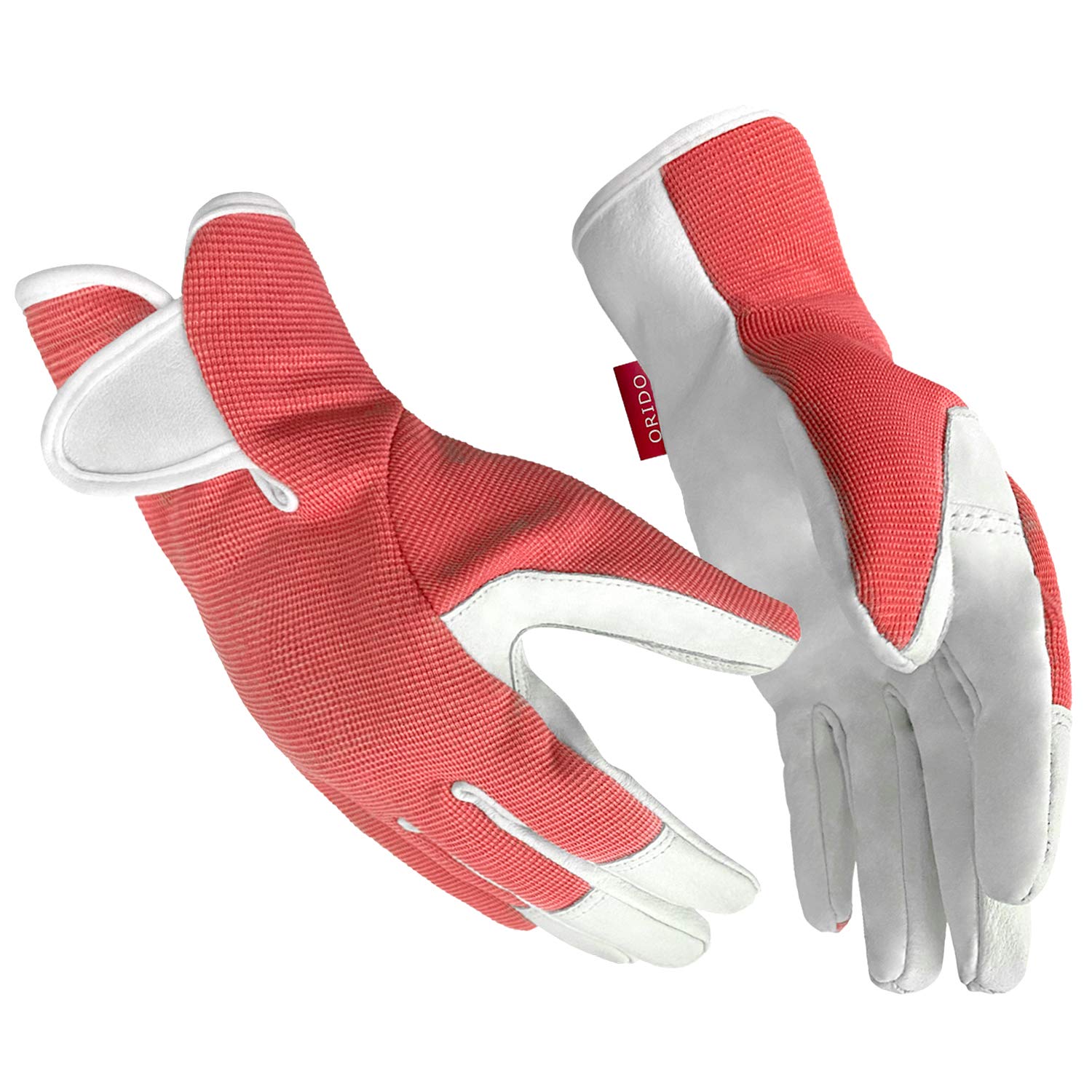 Women's Gardening Gloves - Durable Leather Work Gloves for Yard Work, Weeding, Digging & Pruning | Perfect for Outdoor Gardening, Landscaping & Farm Chores