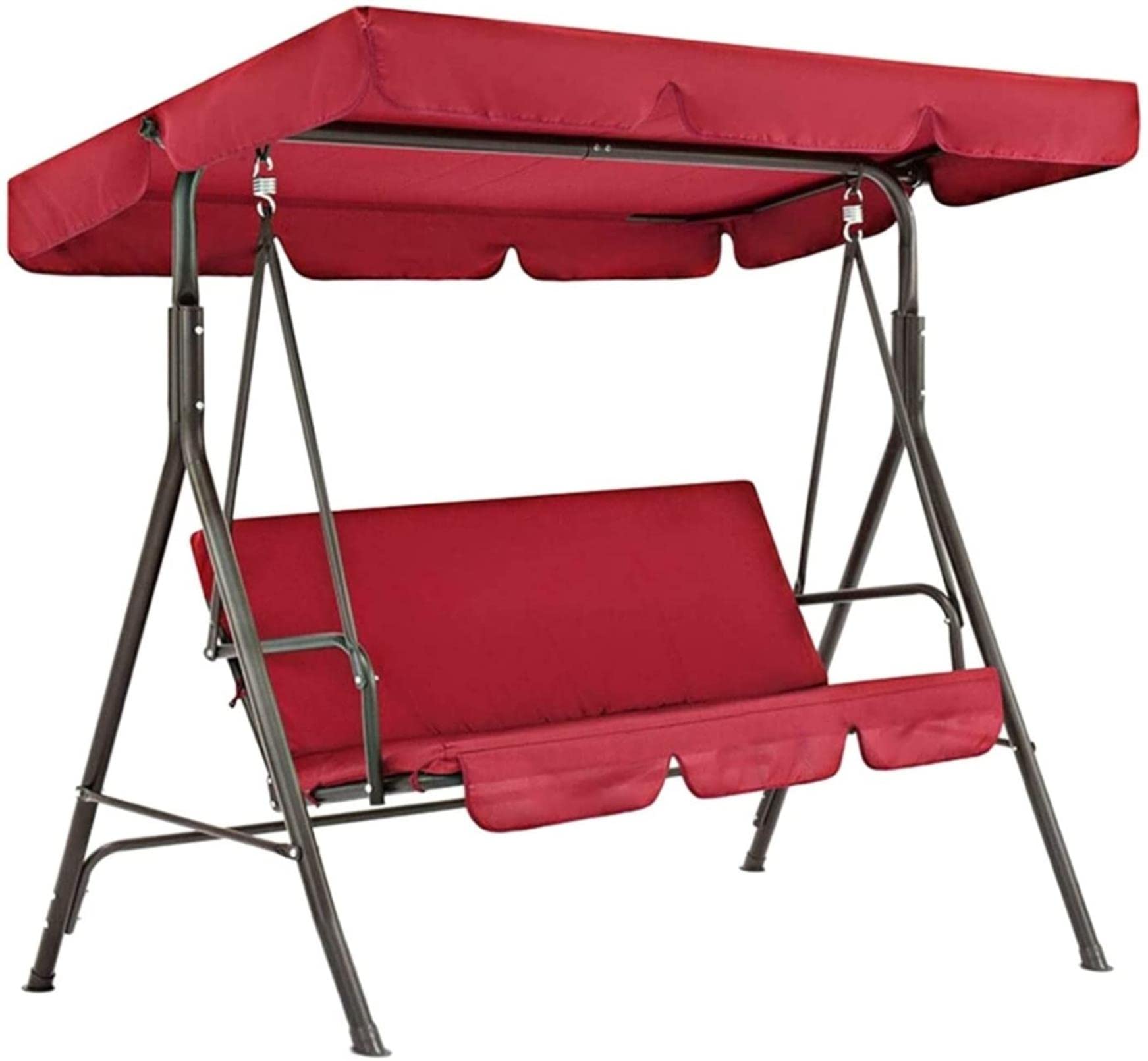 Waterproof Patio Chair Covers for Outdoor Furniture - Swing Cover, Foldable Cushion Replacement for Garden, Yard, Camping & Hiking (Red) - Perfect for Patio Egg Chairs, Outdoor Seating & Weather Protection