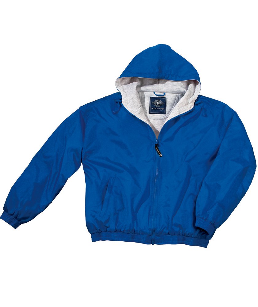 Charles River Apparel Men's Performer Jacket - Lightweight Waterproof Windbreaker for Outdoor Activities, Hiking & Running | All-Weather Performance Coat with Breathable Fabric & Adjustable Hood