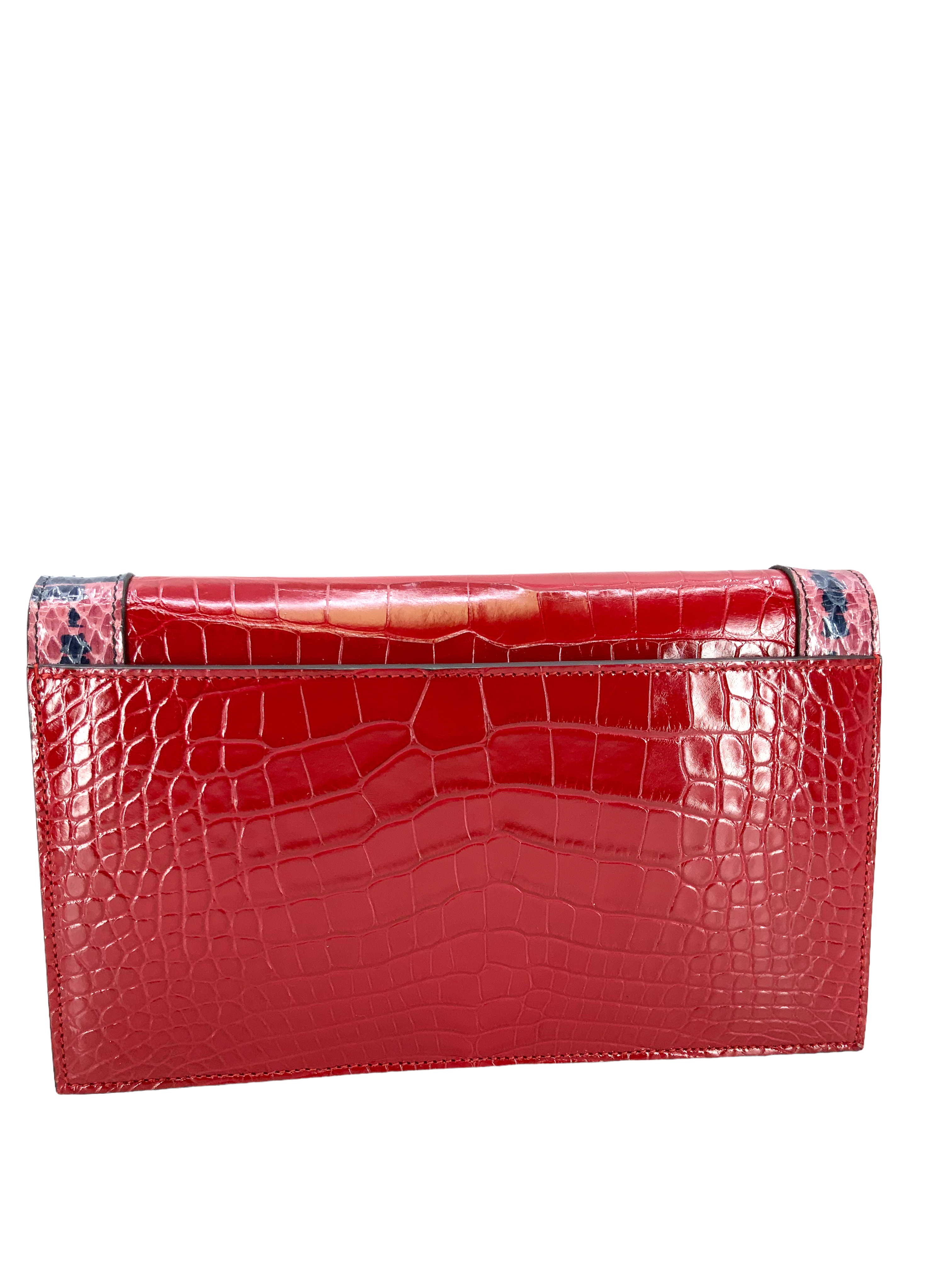 Authentic GUCCI Alligator Leather Small Lilith Crossbody Bag - Luxury Designer Handbag for Women | Perfect for Evening Parties, Date Nights & Special Occasions