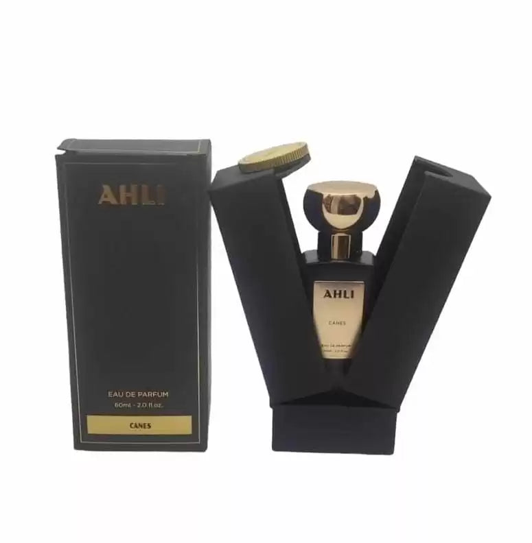 AHLI Canes 2.0 oz Unisex Perfume - Long Lasting Fragrance for Men & Women - Perfect for Date Night, Office & Special Occasions